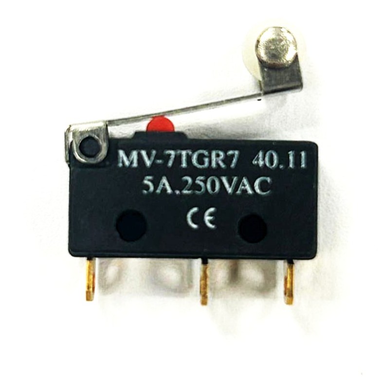 **18mm long roller lever | solder terminals**